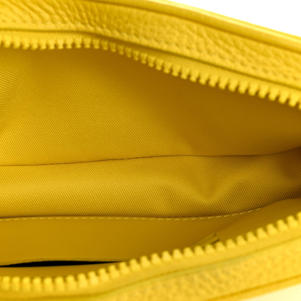 Louis Vuitton Taurillon Monogram Pochette Volga Yellow