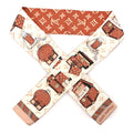 Louis Vuitton Silk Monogram Fall for you Bandeau Brown