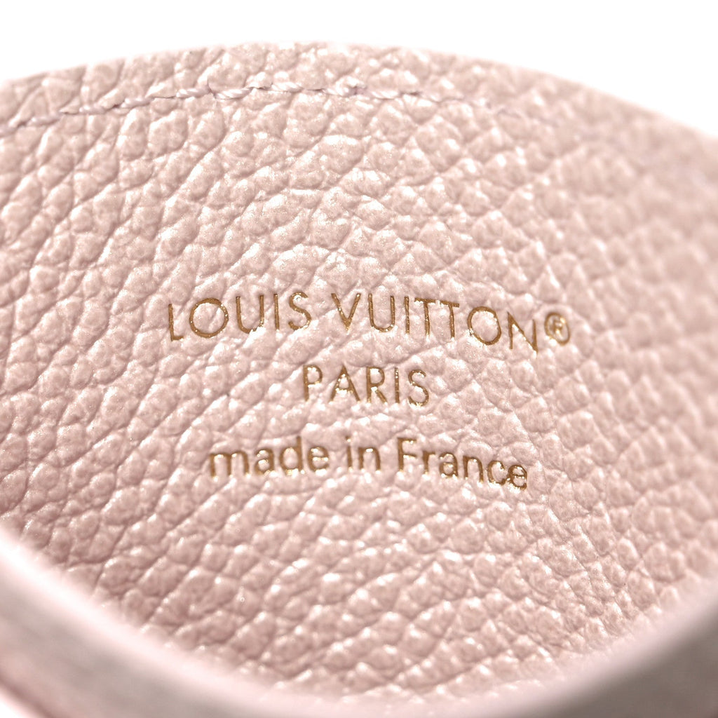 Louis Vuitton Empreinte Monogram LV Charms Card Holder Snowy Pearl