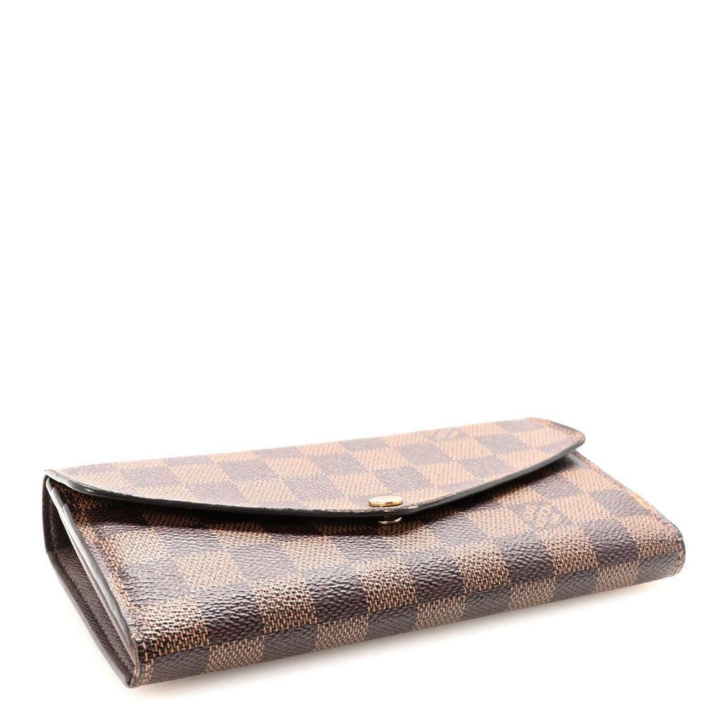 Louis Vuitton Damier Ebene Sarah Wallet NM