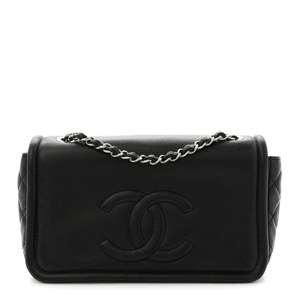 Chanel Caviar Medium Timeless CC Flap Black