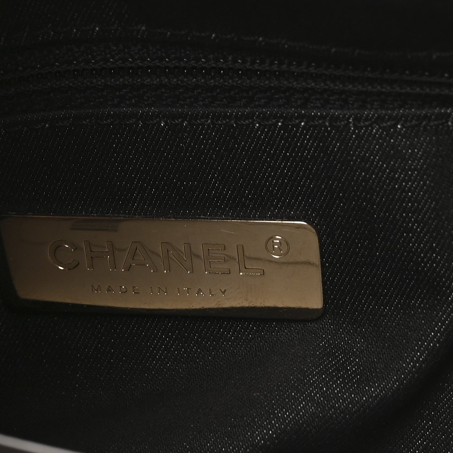 Chanel Calfskin Stitched Large Stripe Hobo Beige Black