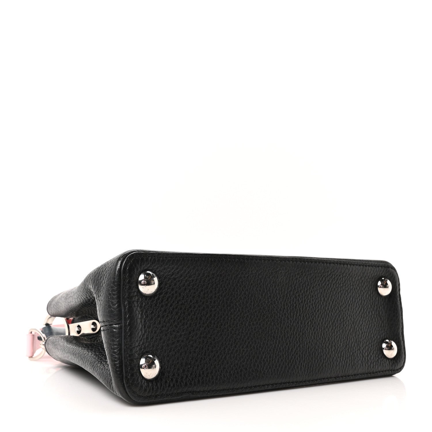 Louis Vuitton Taurillon Capucines BB Black General Blue Pink