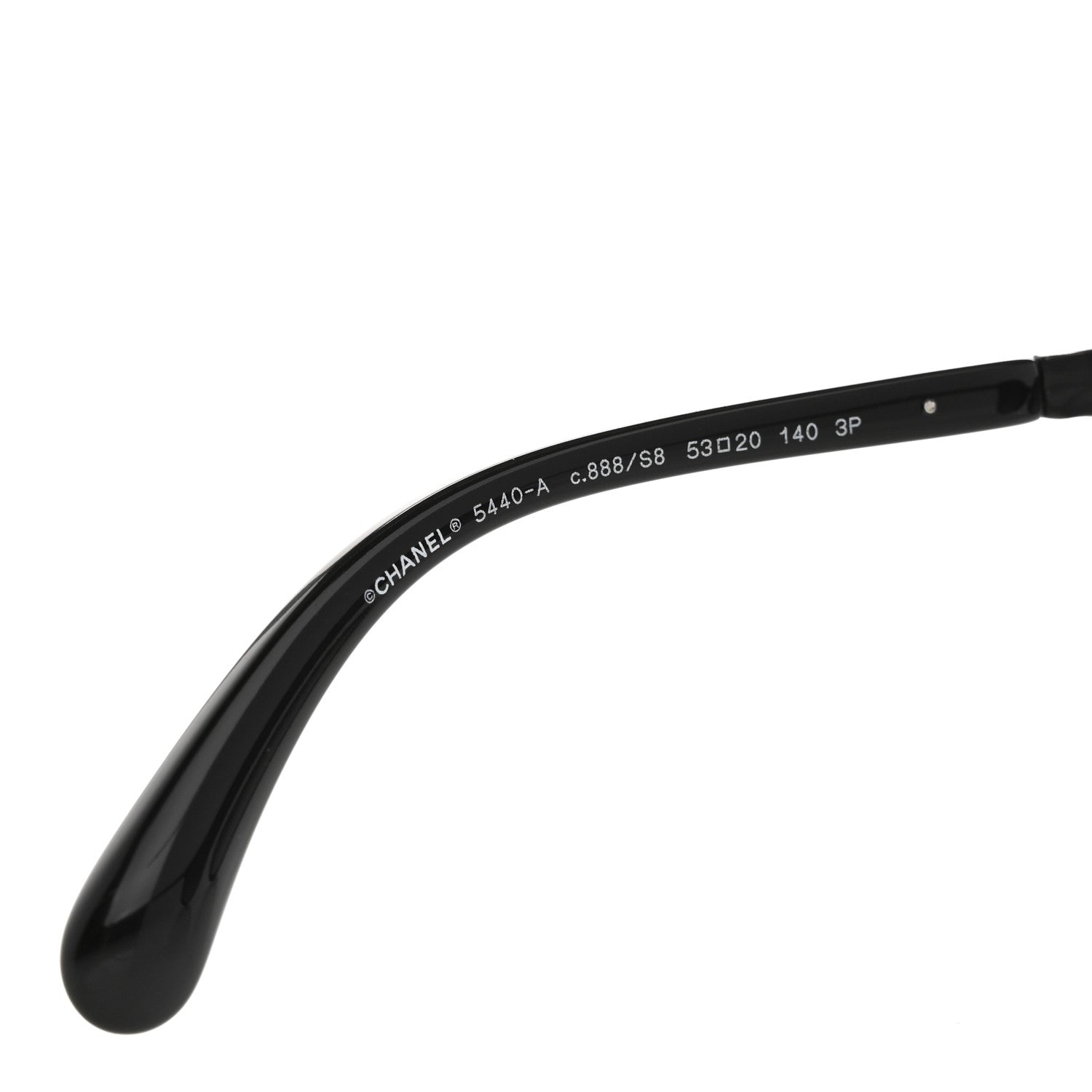 Acetate Metal Polarized Pantos Sunglasses 5440-A Black