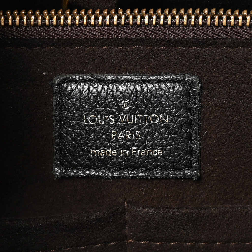 Louis Vuitton Calfskin Monogram Kimono Tote PM Black