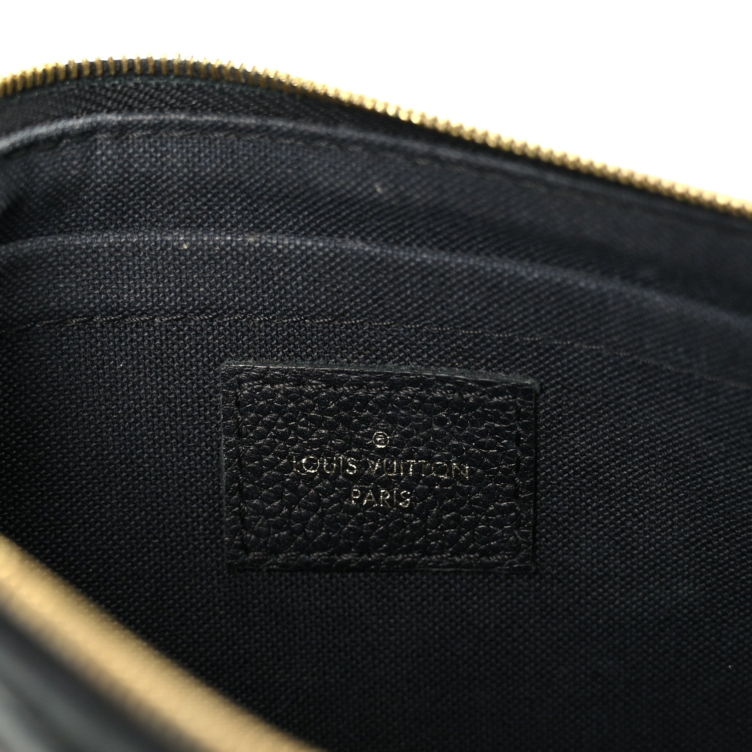 Louis Vuitton Monogram Pallas Clutch Black