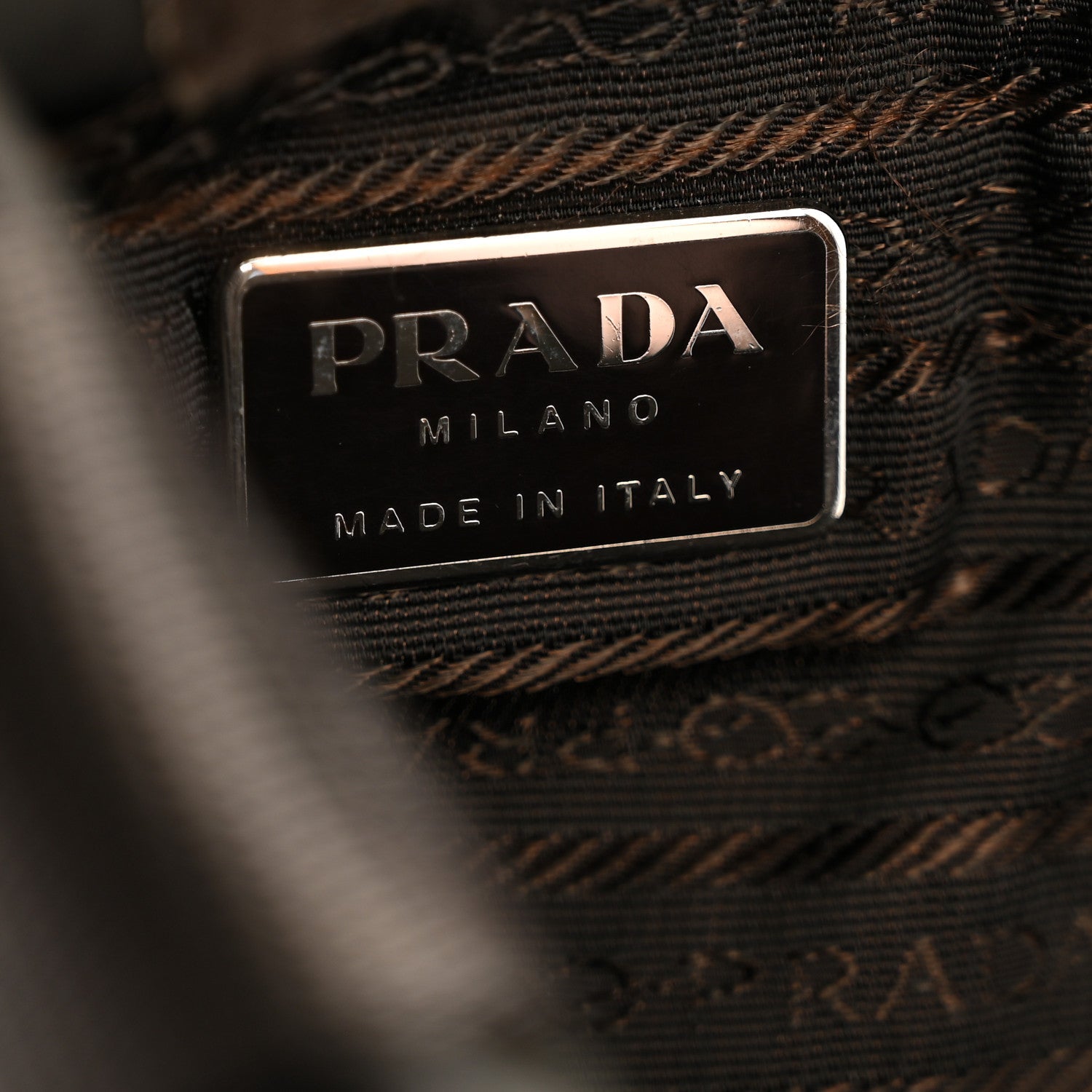 Prada Tessuto Nylon Shopping Tote Bruciato