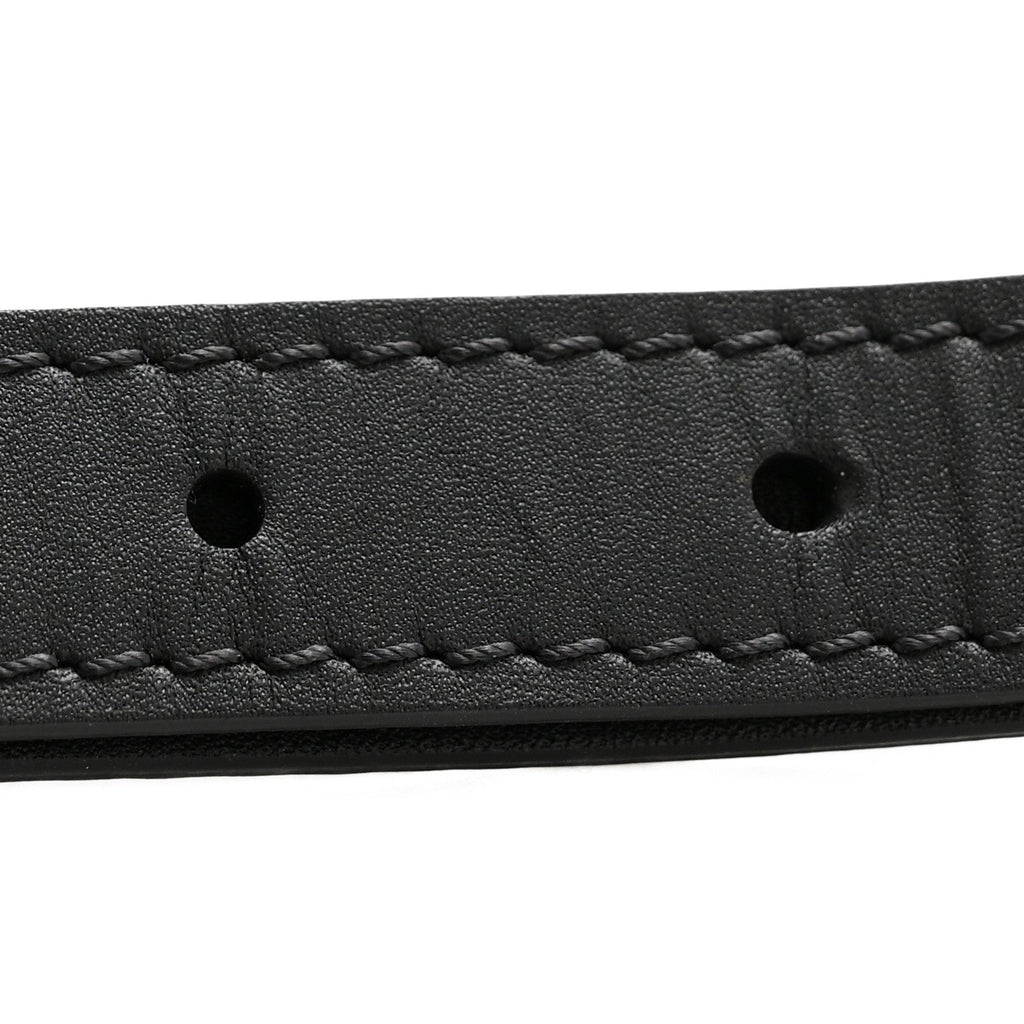 Louis Vuitton Calfskin 18mm Adjustable Shoulder Strap Black