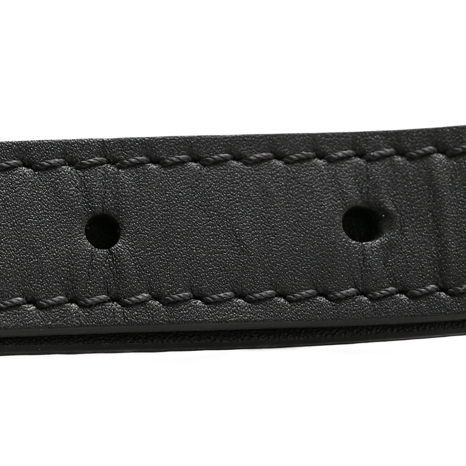 Louis Vuitton Calfskin 18mm Adjustable Shoulder Strap Black