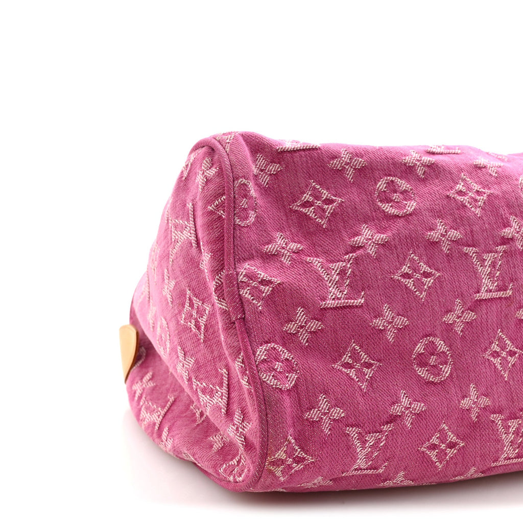 Louis Vuitton Monogram Denim Neo Speedy Fuchsia