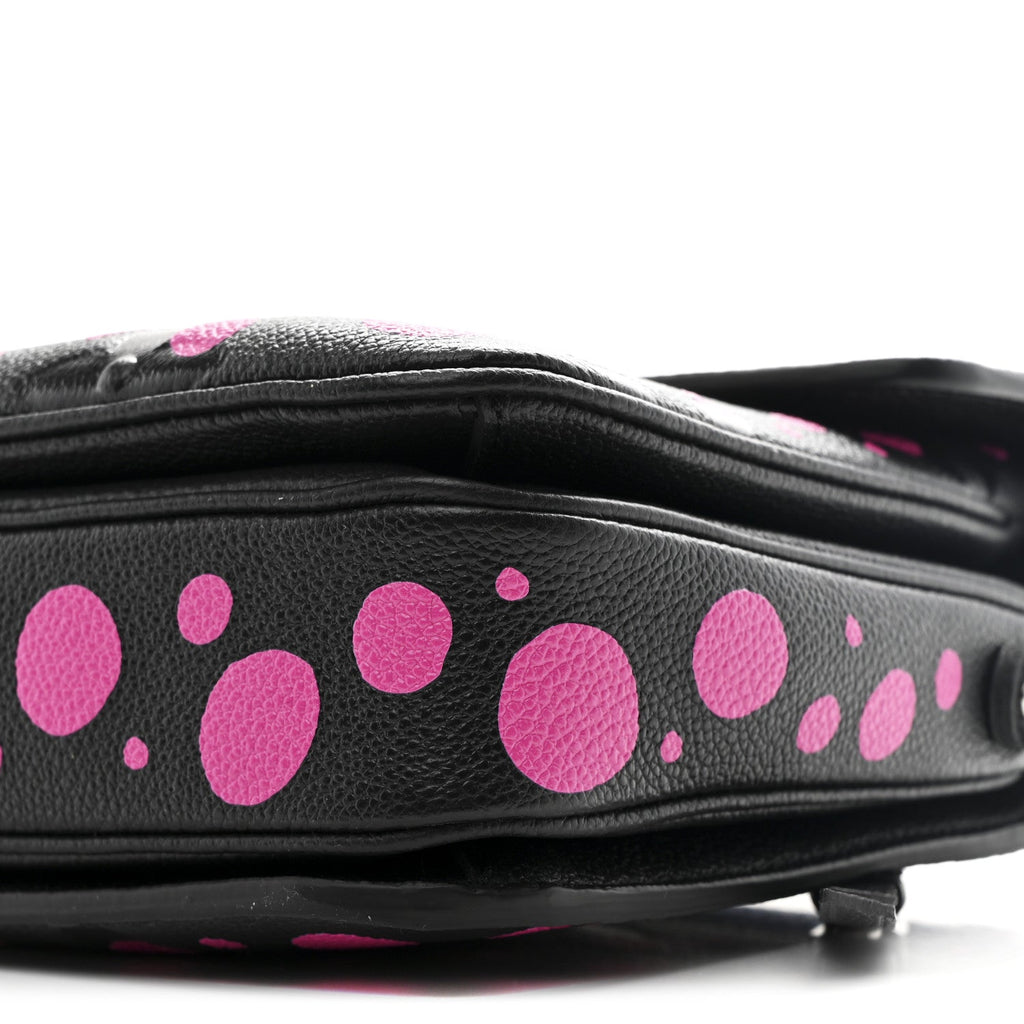 Louis Vuitton LV x YK Empreinte Monogram Giant Pochette Metis Black Fuchsia