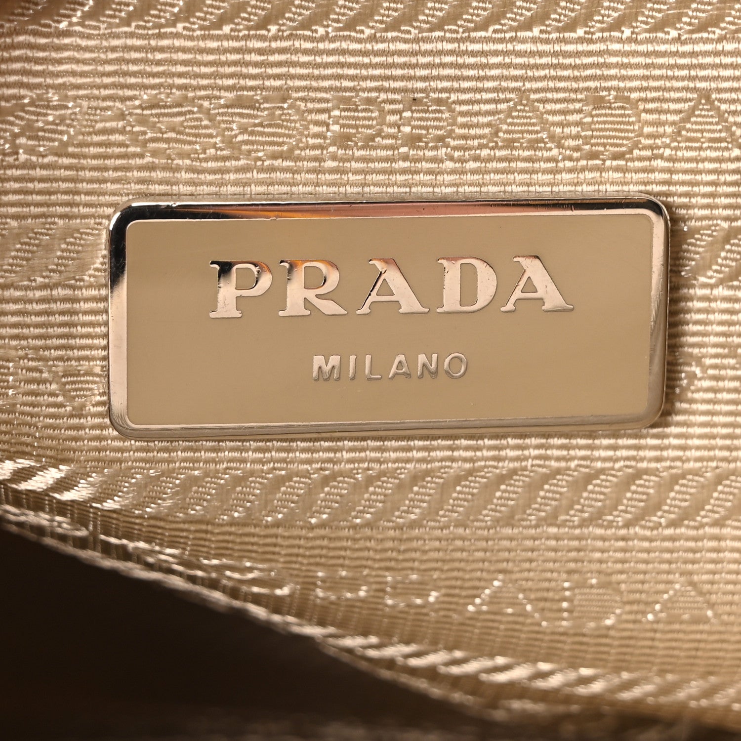 Prada Nylon Saffiano Bi-Color Tote Grey