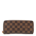 Louis Vuitton Damier Ebene Clemence Wallet Cherry