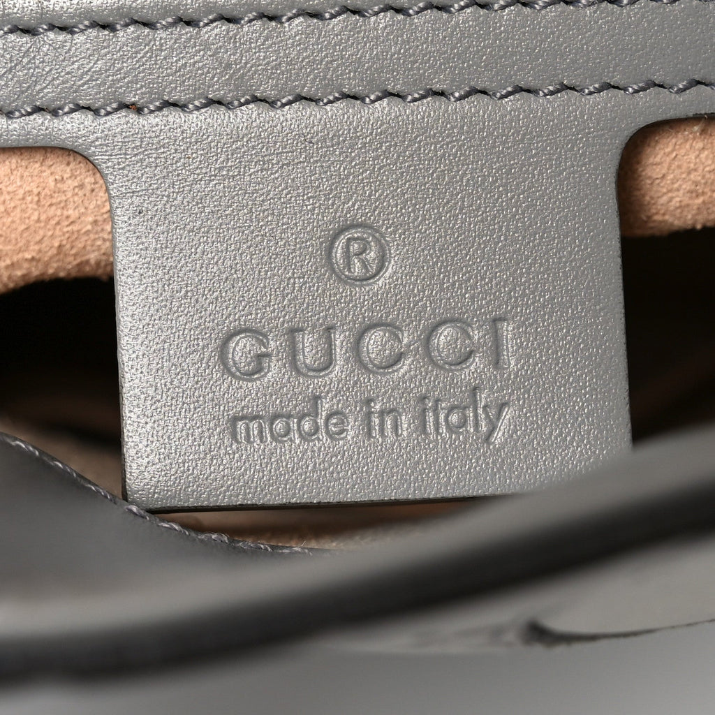 Gucci Guccissima Linea A Foldover Tote Storm Grey