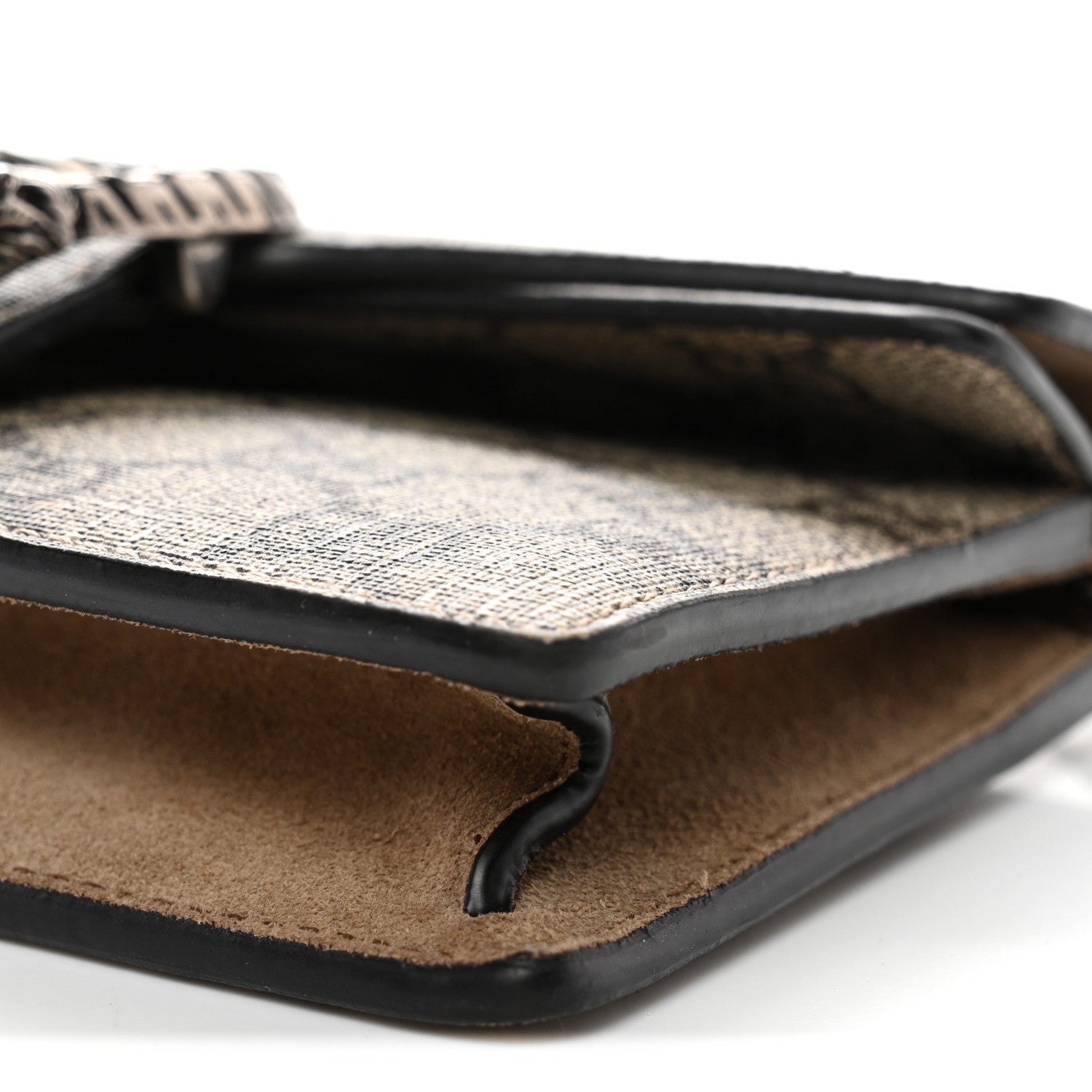 Gucci GG Supreme Monogram Super Mini Dionysus Shoulder Bag Taupe