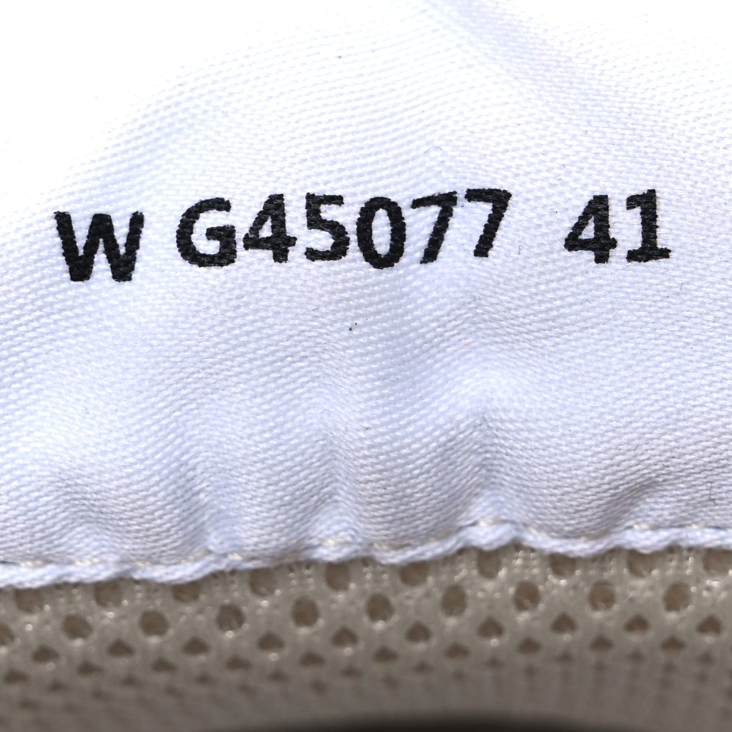 Fabric Laminated Calfskin Stretch CC Sneakers 41 Ivory White Silver