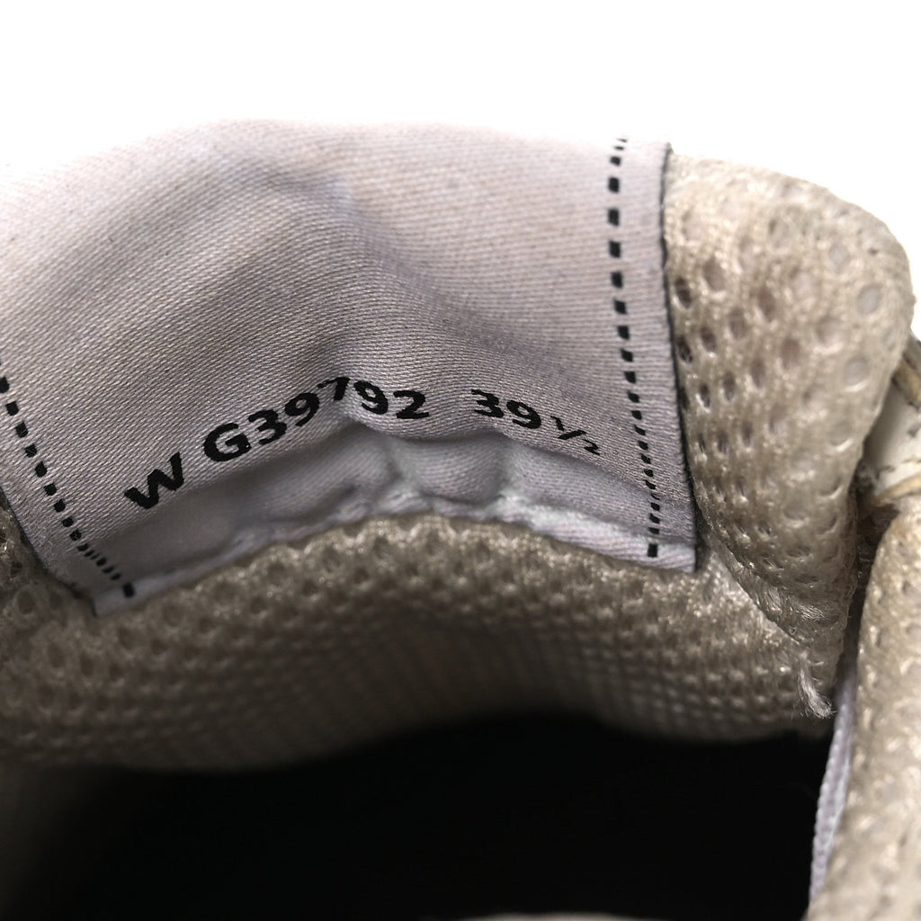 Fabric Laminated Calfskin Stretch CC Sneakers 39.5 White Silver