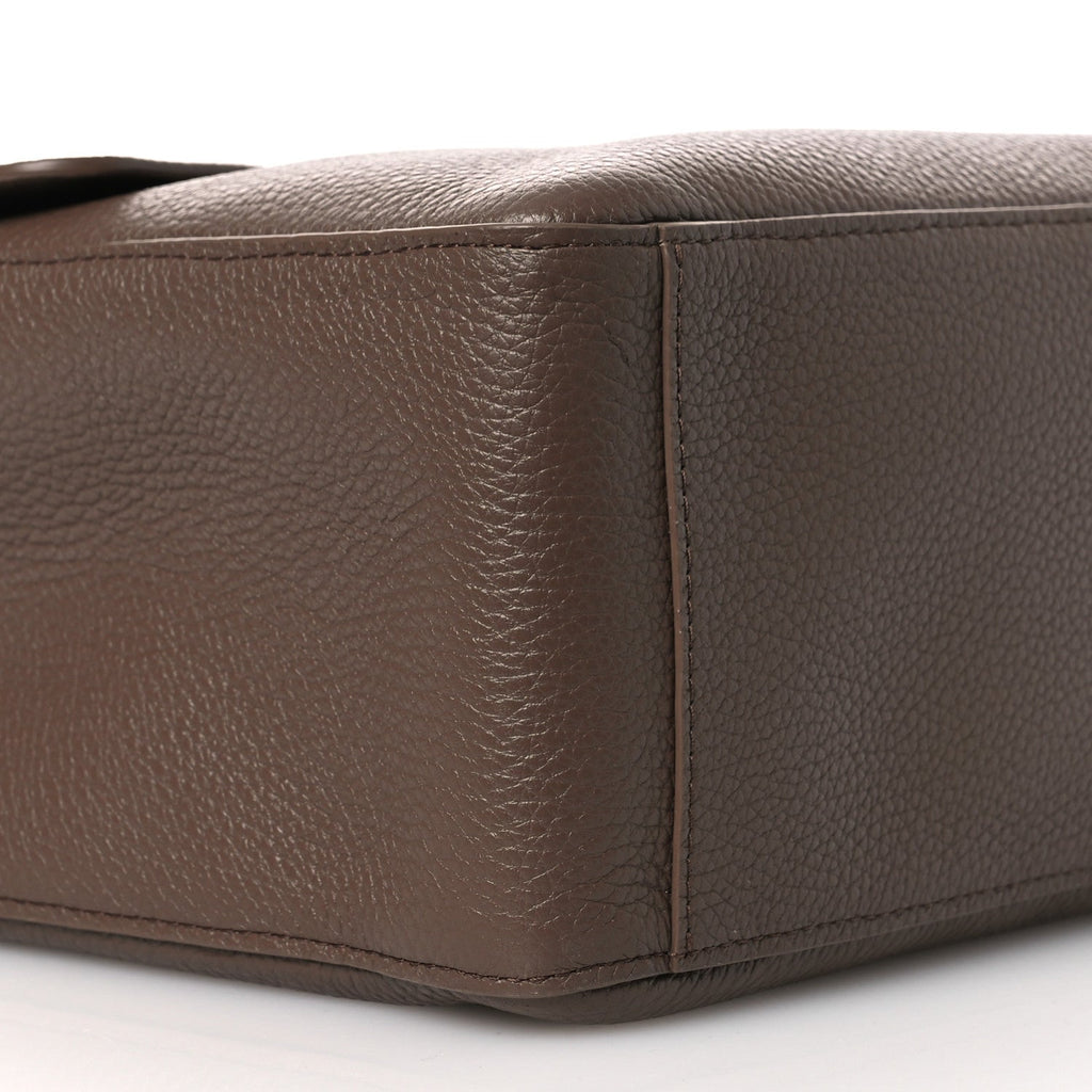 Chanel Grained Calfskin Souplissimo Maxi Flap Light Brown