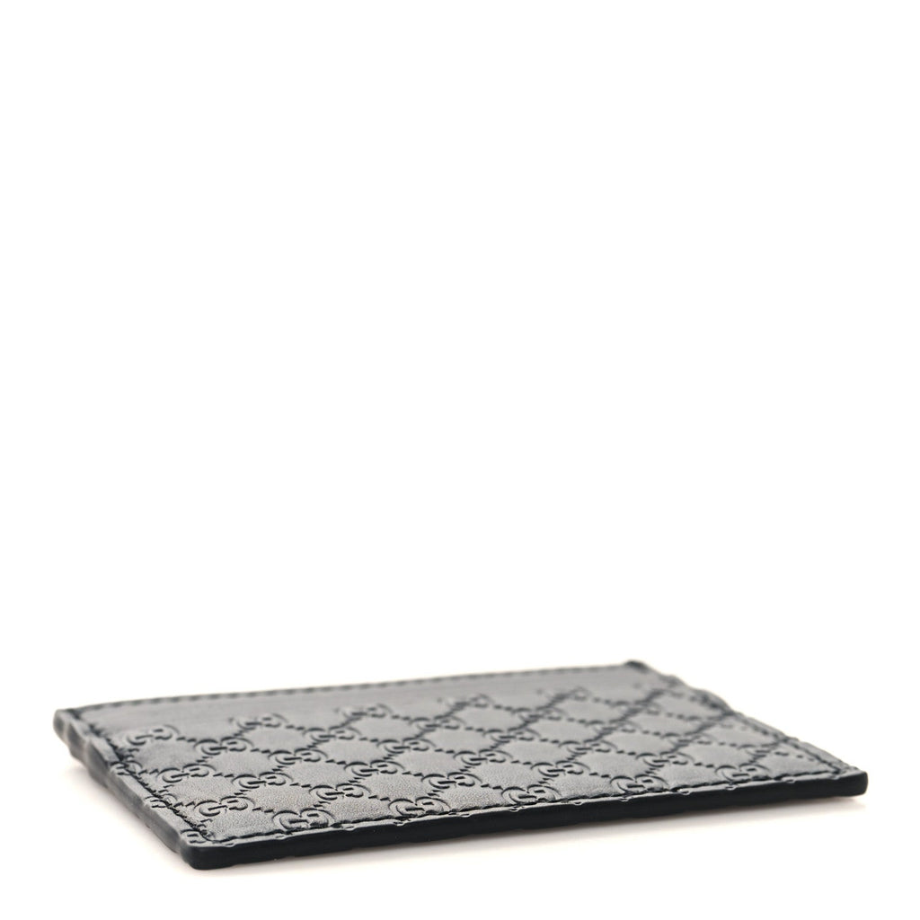 Gucci Microguccissima Card Holder Black