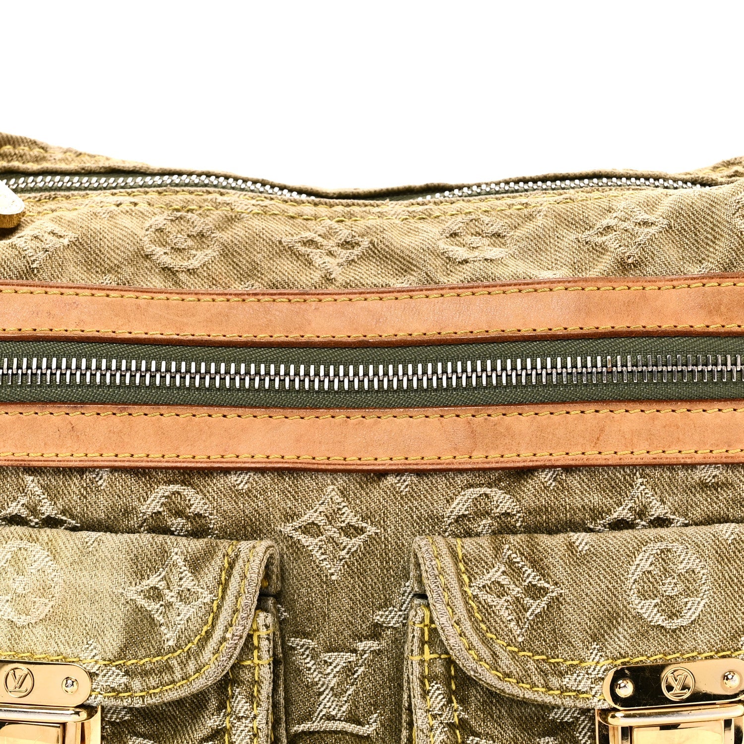 Louis Vuitton Monogram Denim Baggy PM Lichen