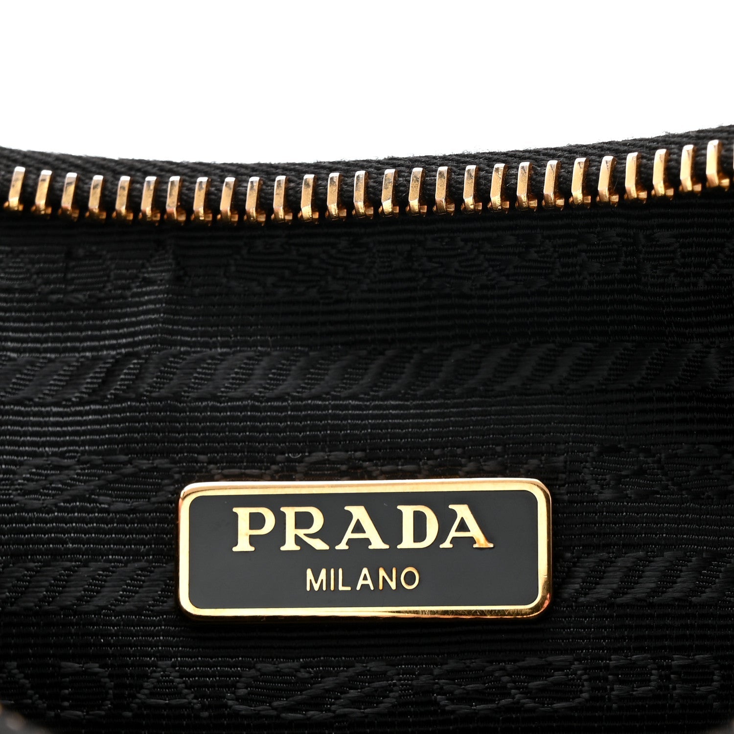 Prada Saffiano Lux Re-Edition 2005 Shoulder Bag Black