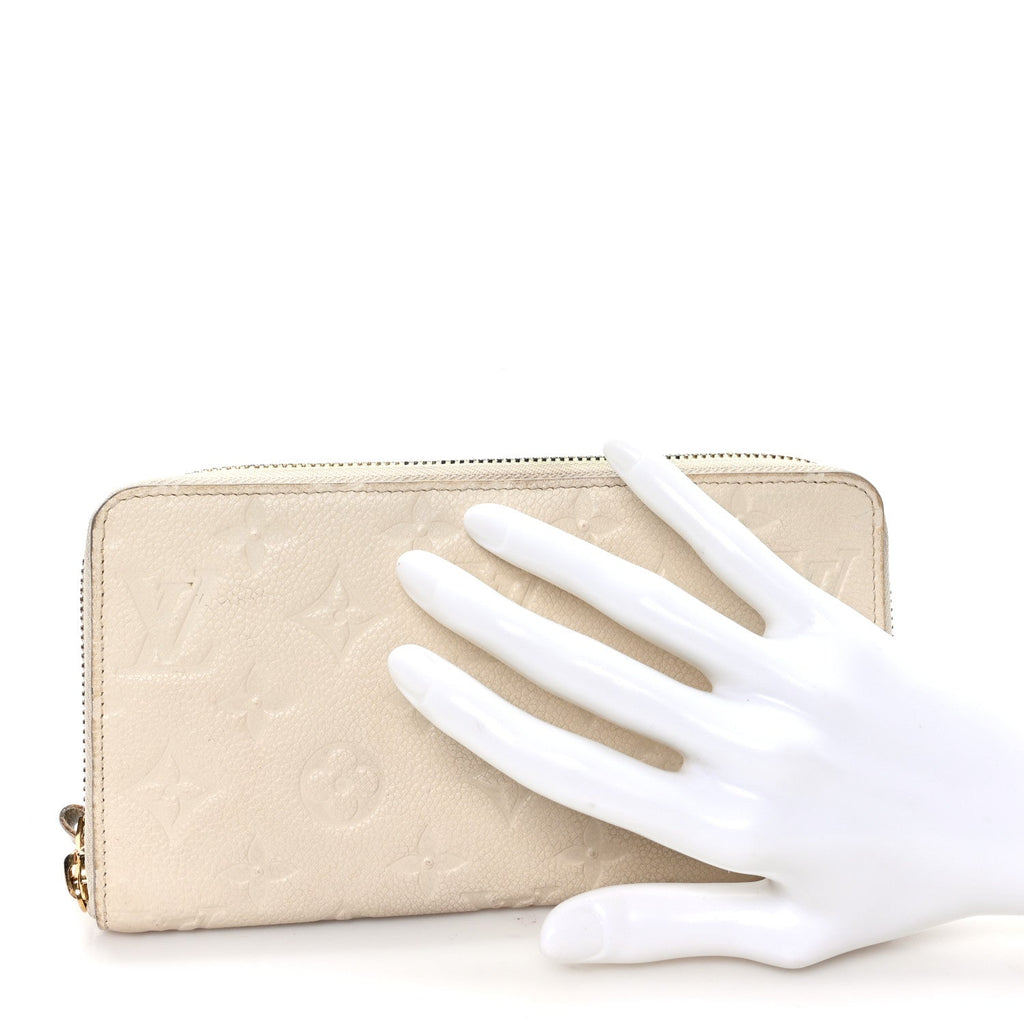 Louis Vuitton Empreinte Zippy Organizer Wallet White