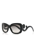 Prada Acetate Baroque Sunglasses SPR 27O Black