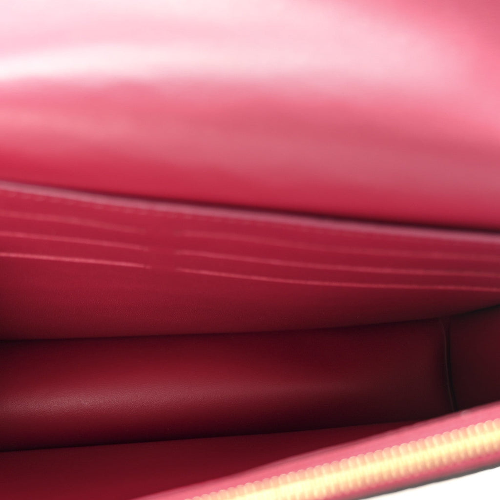 Louis Vuitton Monogram Flore Chain Wallet Fuchsia