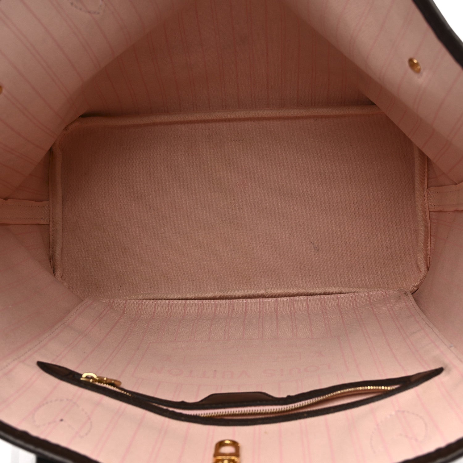Louis Vuitton Damier Ebene Neo Neverfull MM Rose Ballerine