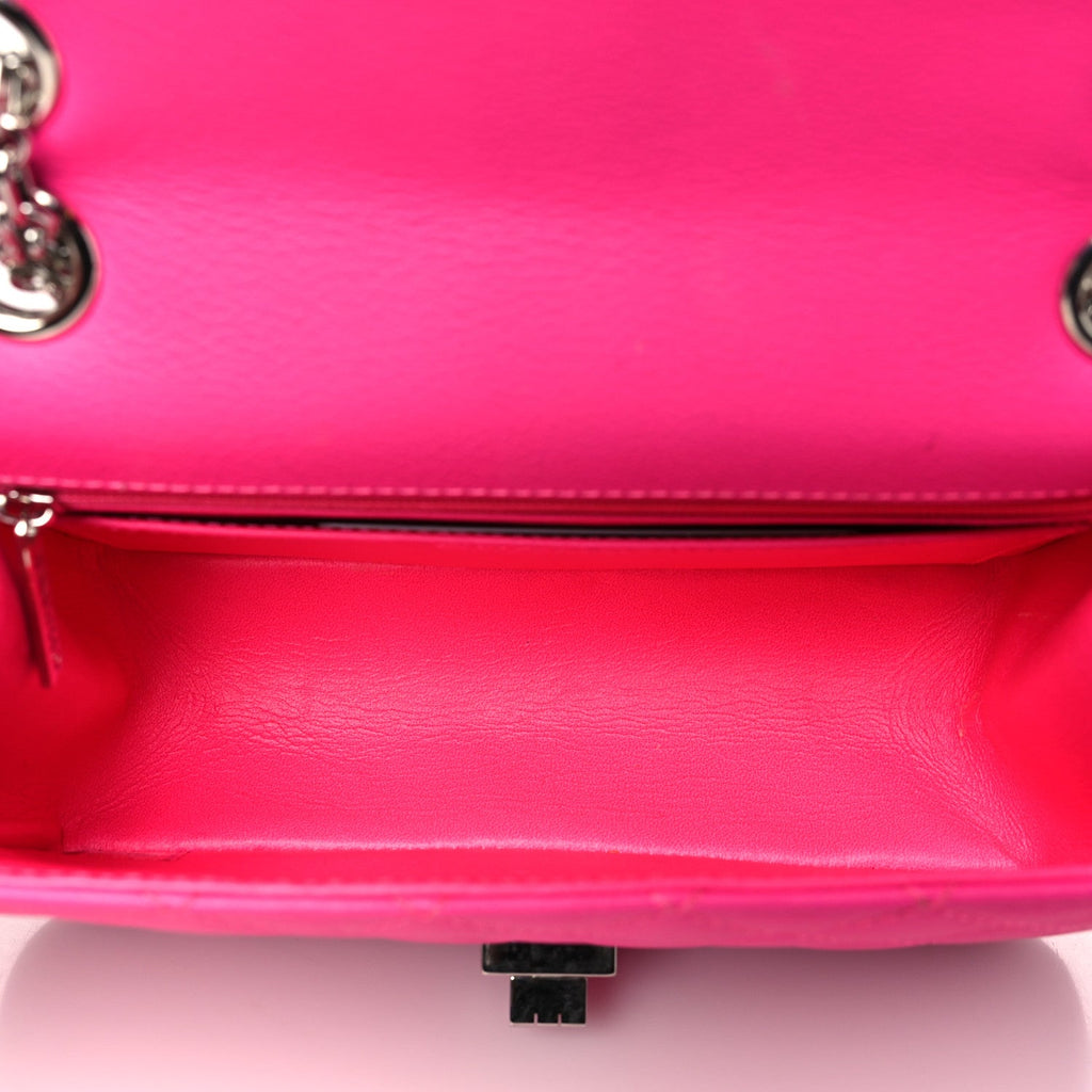 Chanel Goatskin Quilted 2.55 Reissue Mini Flap Fluorescent Pink