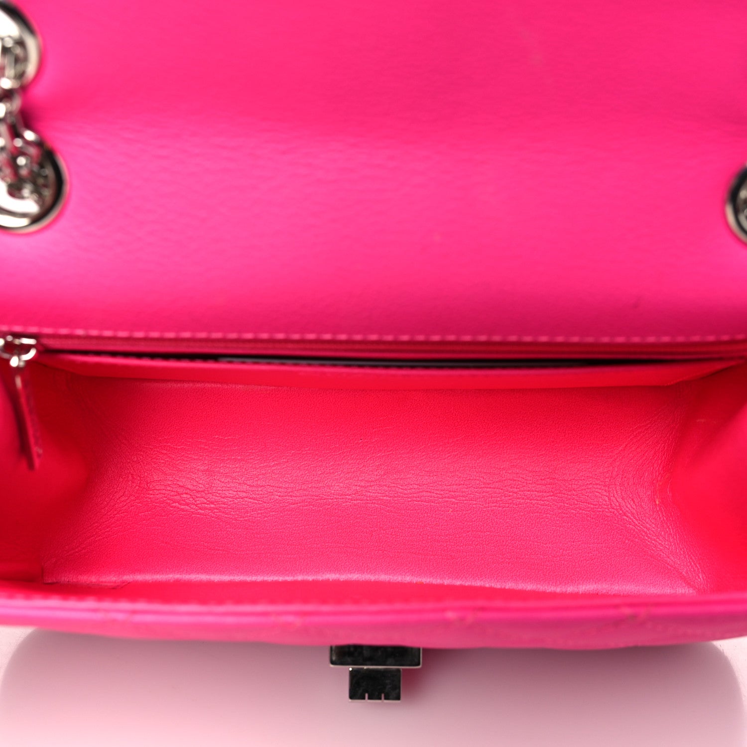 Chanel Goatskin Quilted 2.55 Reissue Mini Flap Fluorescent Pink