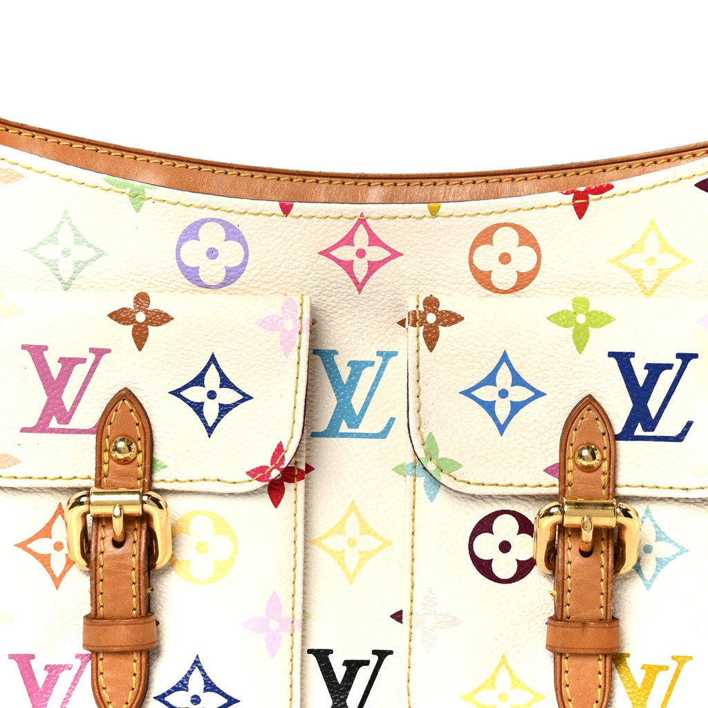 Louis Vuitton Monogram Multicolor Lodge PM White