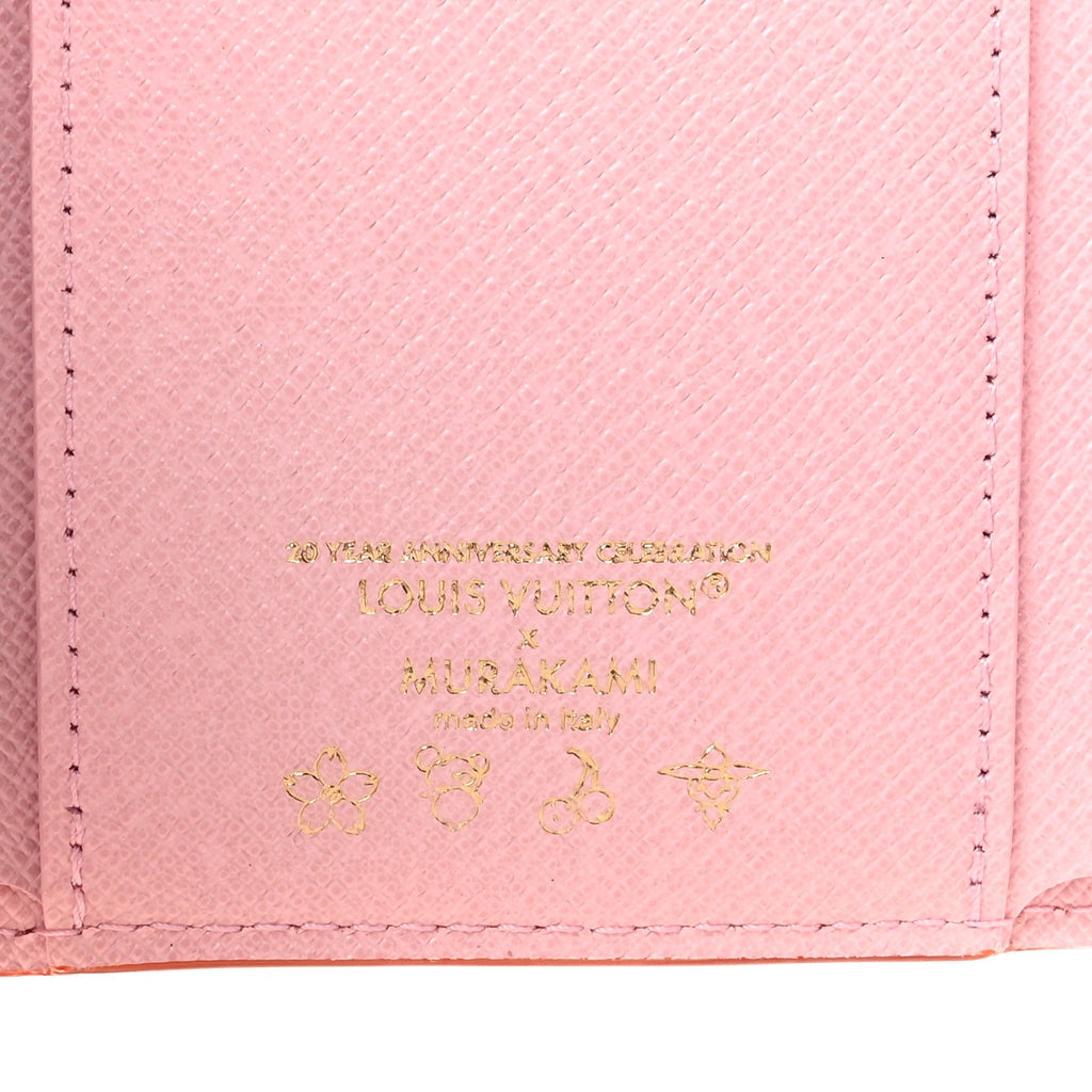 Louis Vuitton LV X TM Monogram Cherry Blossom Victorine Wallet Sakura Brown