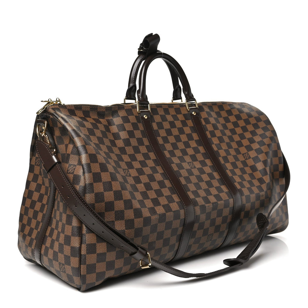 Louis Vuitton Damier Ebene Keepall Bandouliere 55