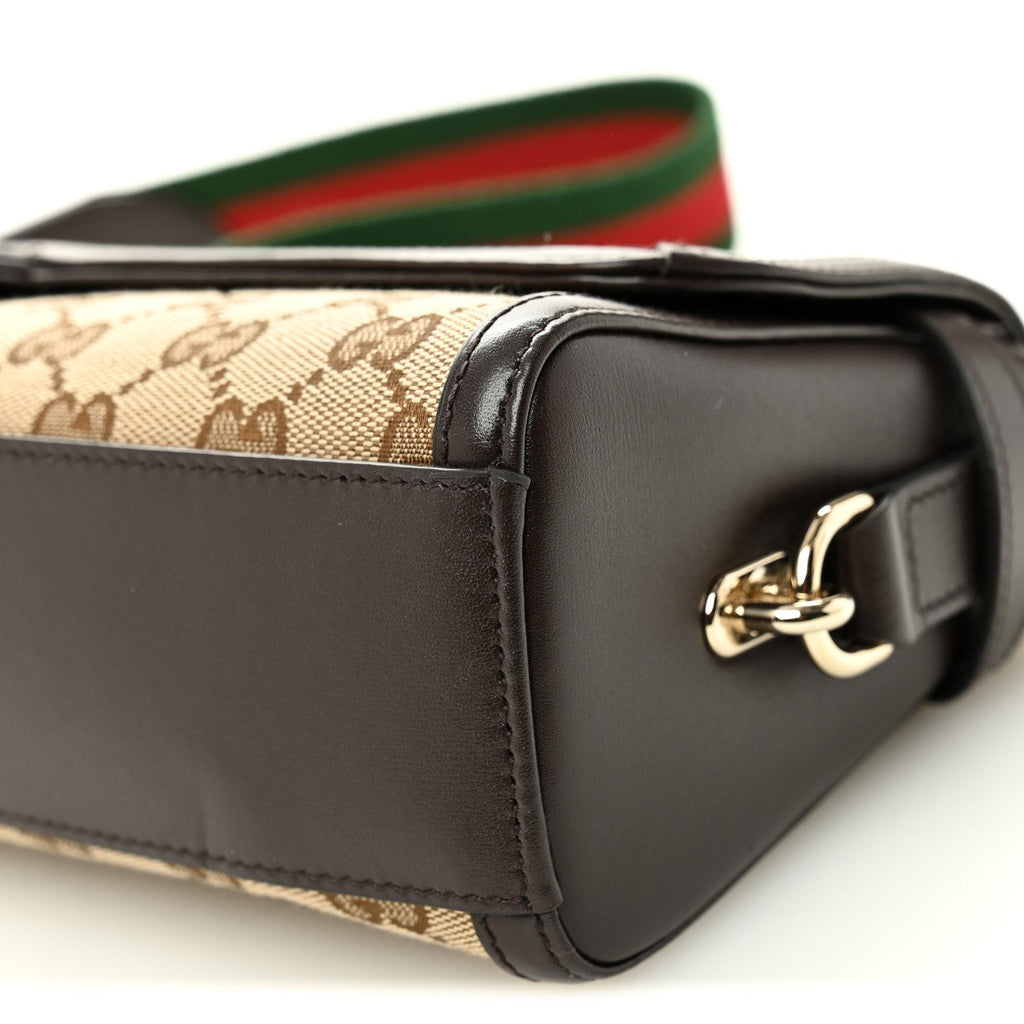 Gucci GG Monogram Medium Luce Shoulder Bag Beige Ebony