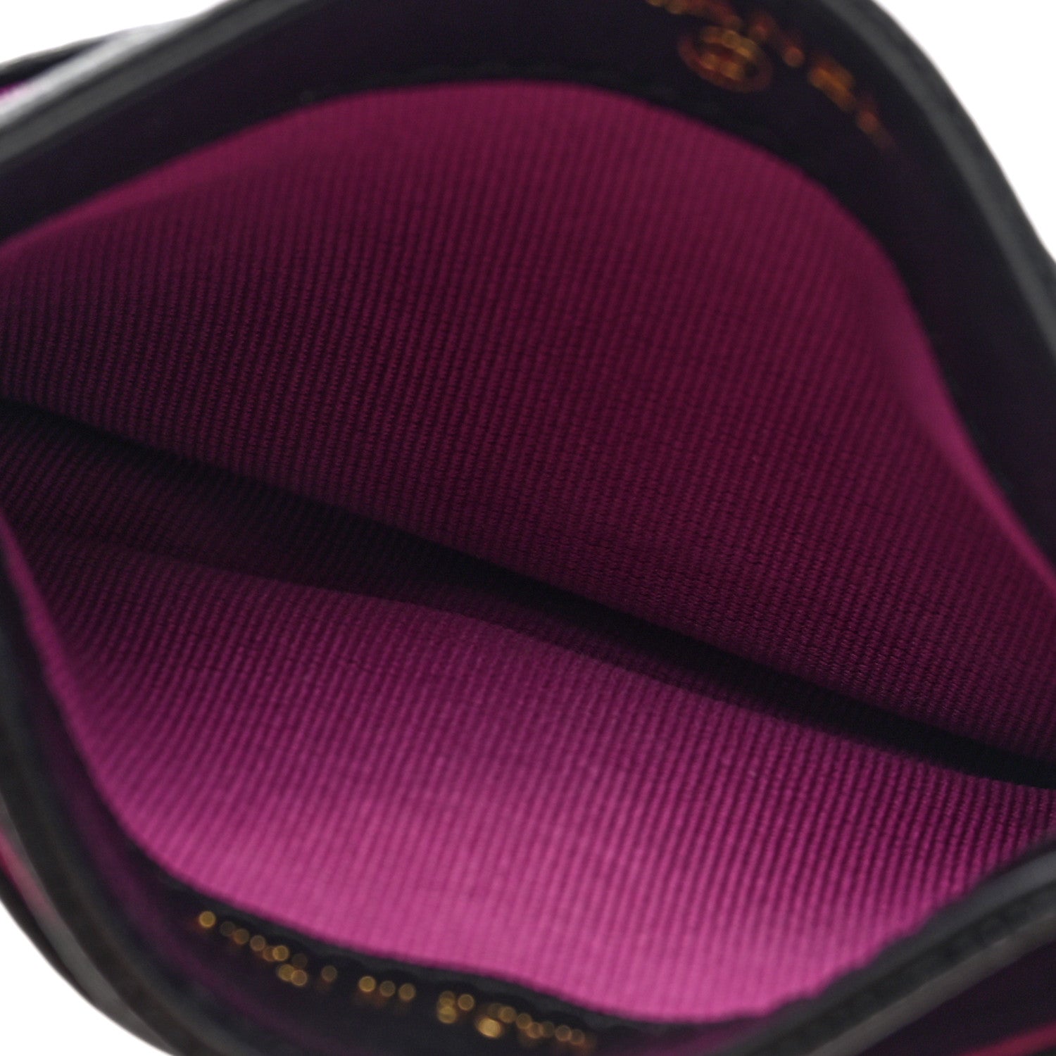 Caviar Quilted Textured CC Card Holder Black