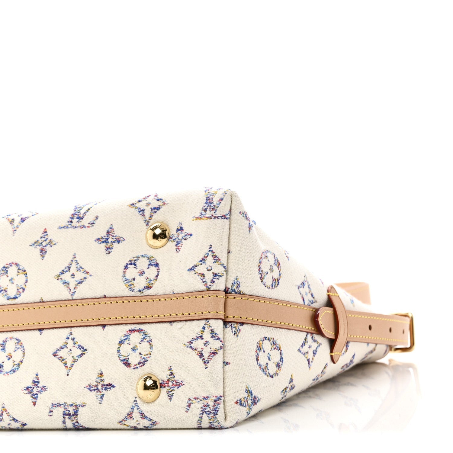 Louis Vuitton Monogram Jacquard CarryAll PM Multicolor Beige