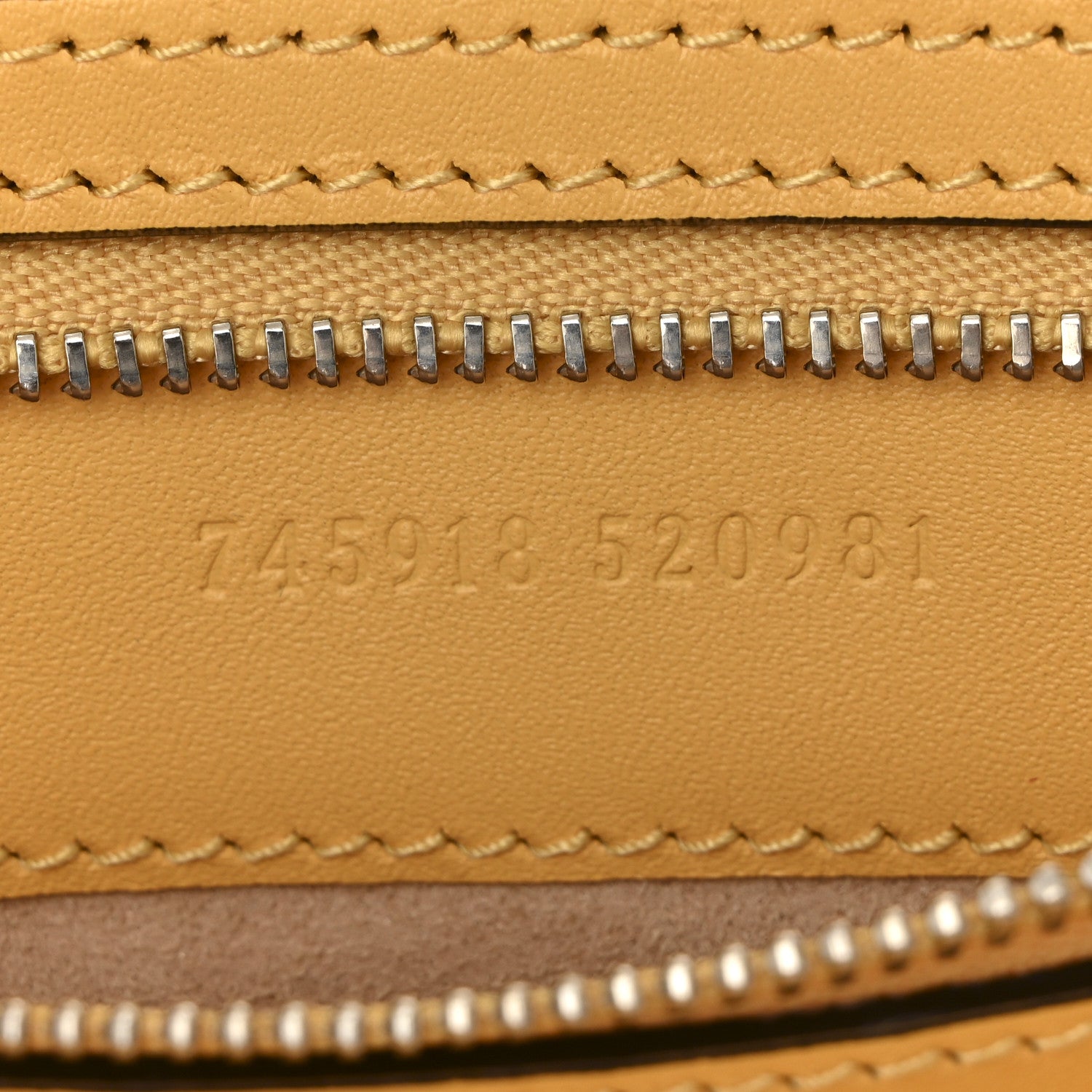 Gucci Senna Calfskin Petite GG Small Tote Bag Sunny Yellow