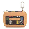 Louis Vuitton LV Vers Damier Tape Key Holder Bag Charm Multicolor