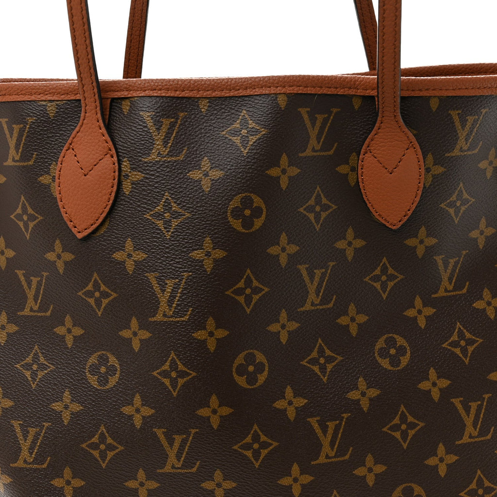 Louis Vuitton Monogram Calfskin Neo Neverfull Inside Out MM Tan