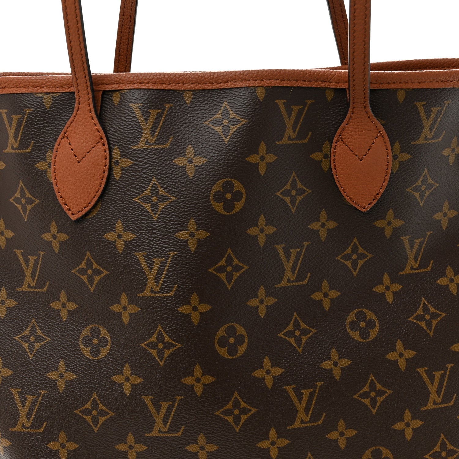 Louis Vuitton Monogram Calfskin Neo Neverfull Inside Out MM Tan
