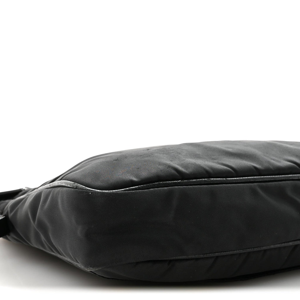 Prada Saffiano Tessuto Nylon Small Briefcase Black