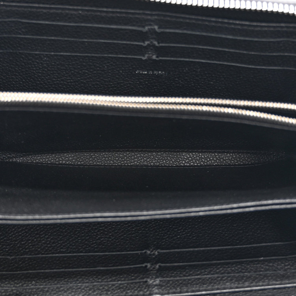 Louis Vuitton LV X YK Empreinte Zippy Wallet Black White