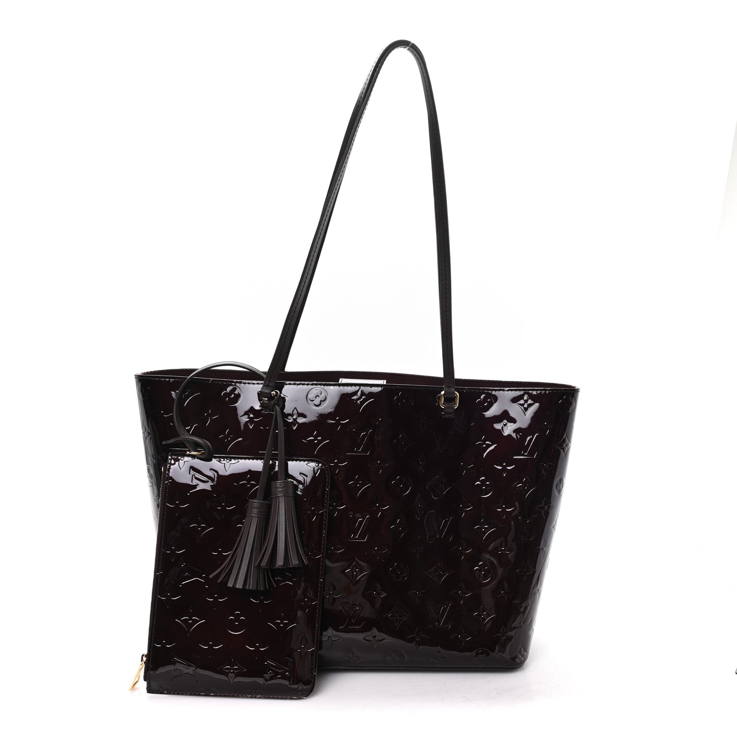 Louis Vuitton Vernis Long Beach MM Amarante