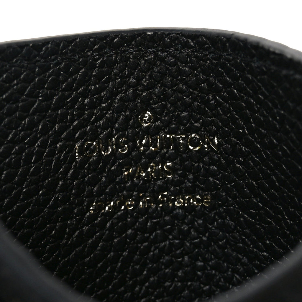 Louis Vuitton Empreinte Card Holder Black