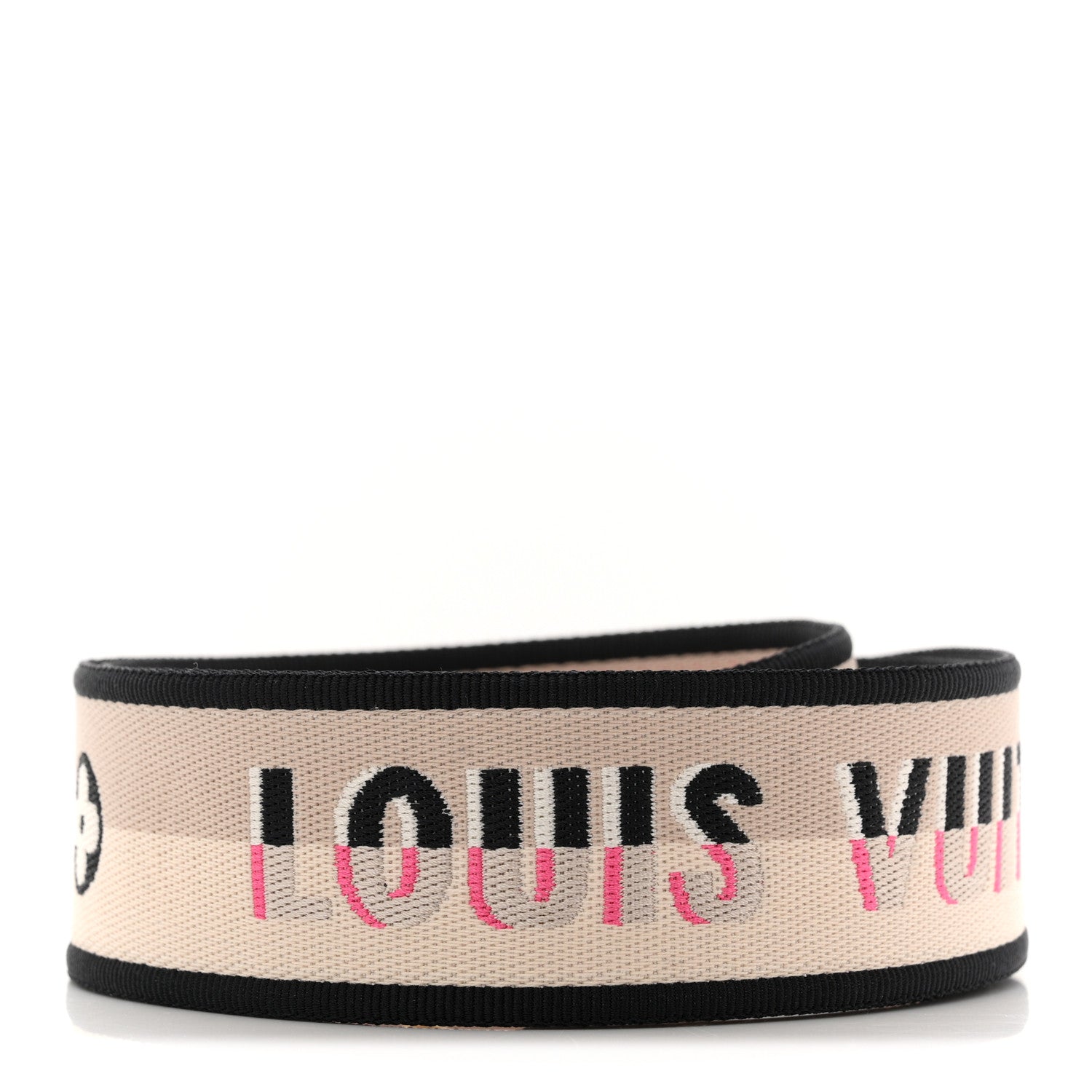 Louis Vuitton Jacquard Speedy Bandouliere 20 Shoulder Strap Black