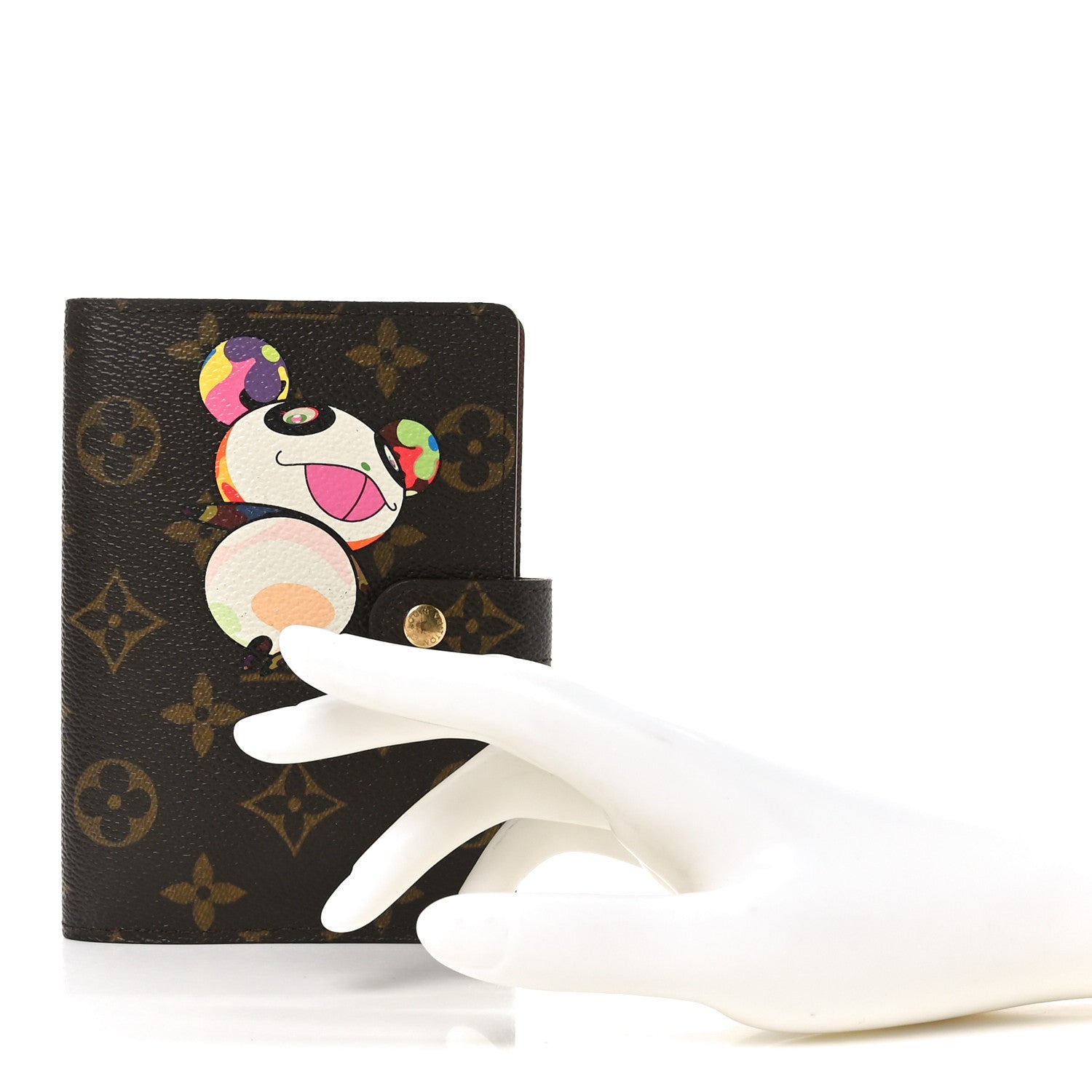 Louis Vuitton Monogram Panda Small Ring Agenda Cover