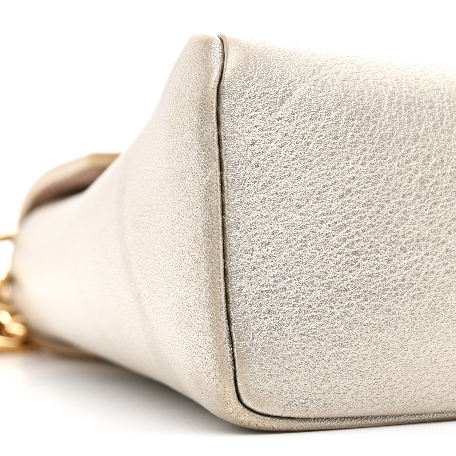 Louis Vuitton Metallic Calfskin Love Note Gold Silver