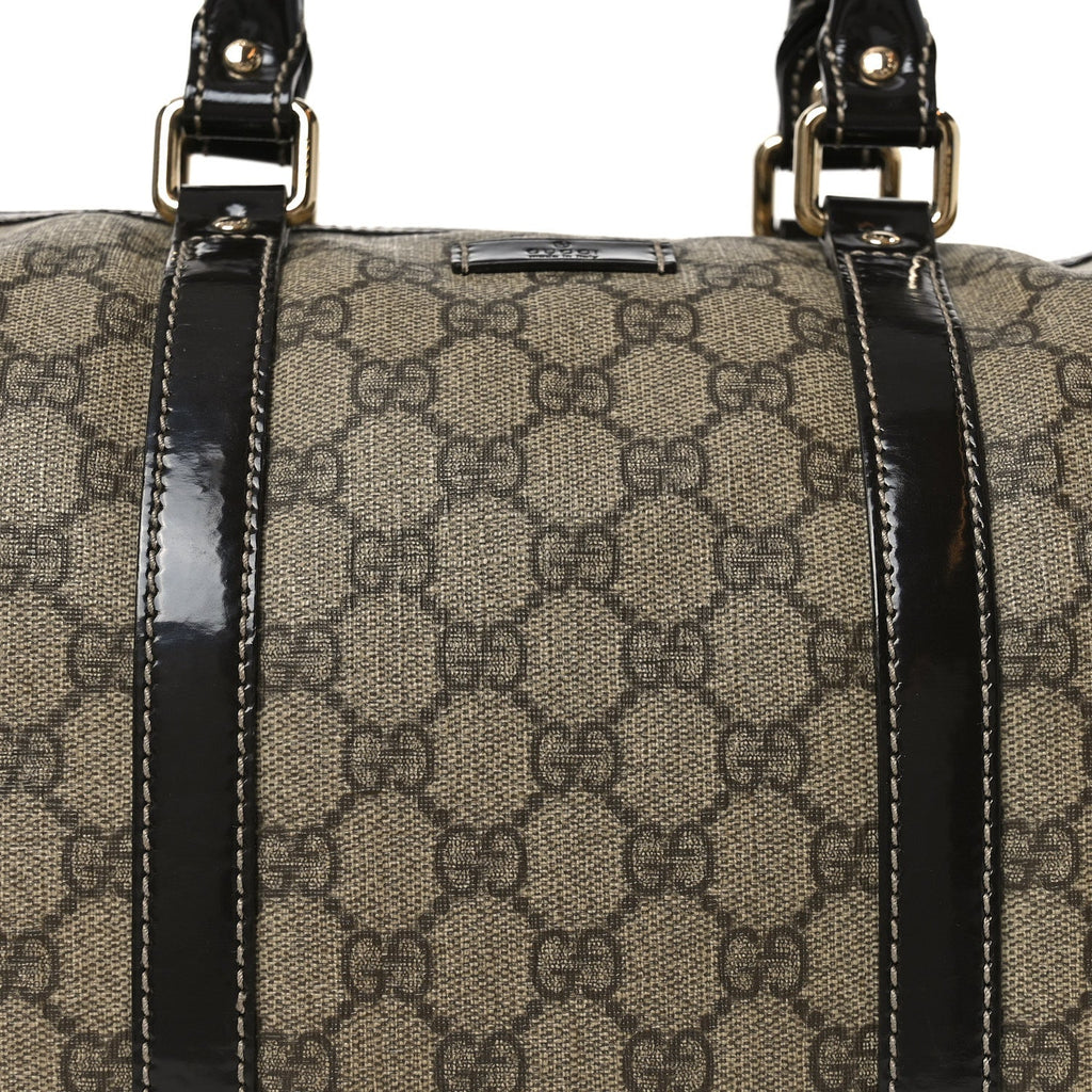 Gucci GG Plus Monogram Medium Joy Boston Dark Brown