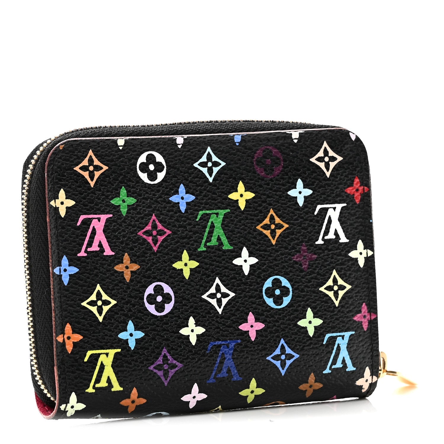 Louis Vuitton Monogram Multicolor Zippy Coin Purse Black Grenade
